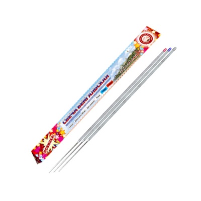 Триколор 300 мм. Бенгальские огни цветные купить в Зиме | zima.salutsklad.ru