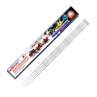 Новогодние 300-4 мм. Бенгальские огни купить в Зиме | zima.salutsklad.ru
