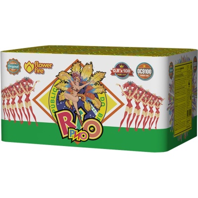 Рио S Батарея салютов купить в Зиме | zima.salutsklad.ru