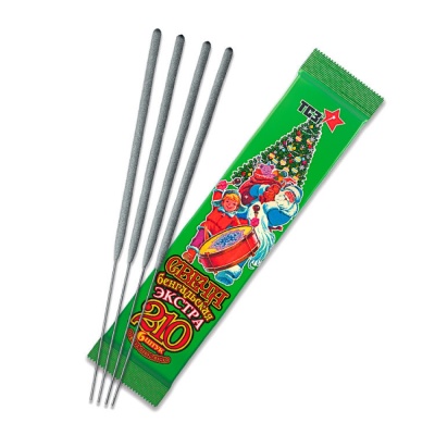 210 мм. Экстра Бенгальские огни купить в Зиме | zima.salutsklad.ru